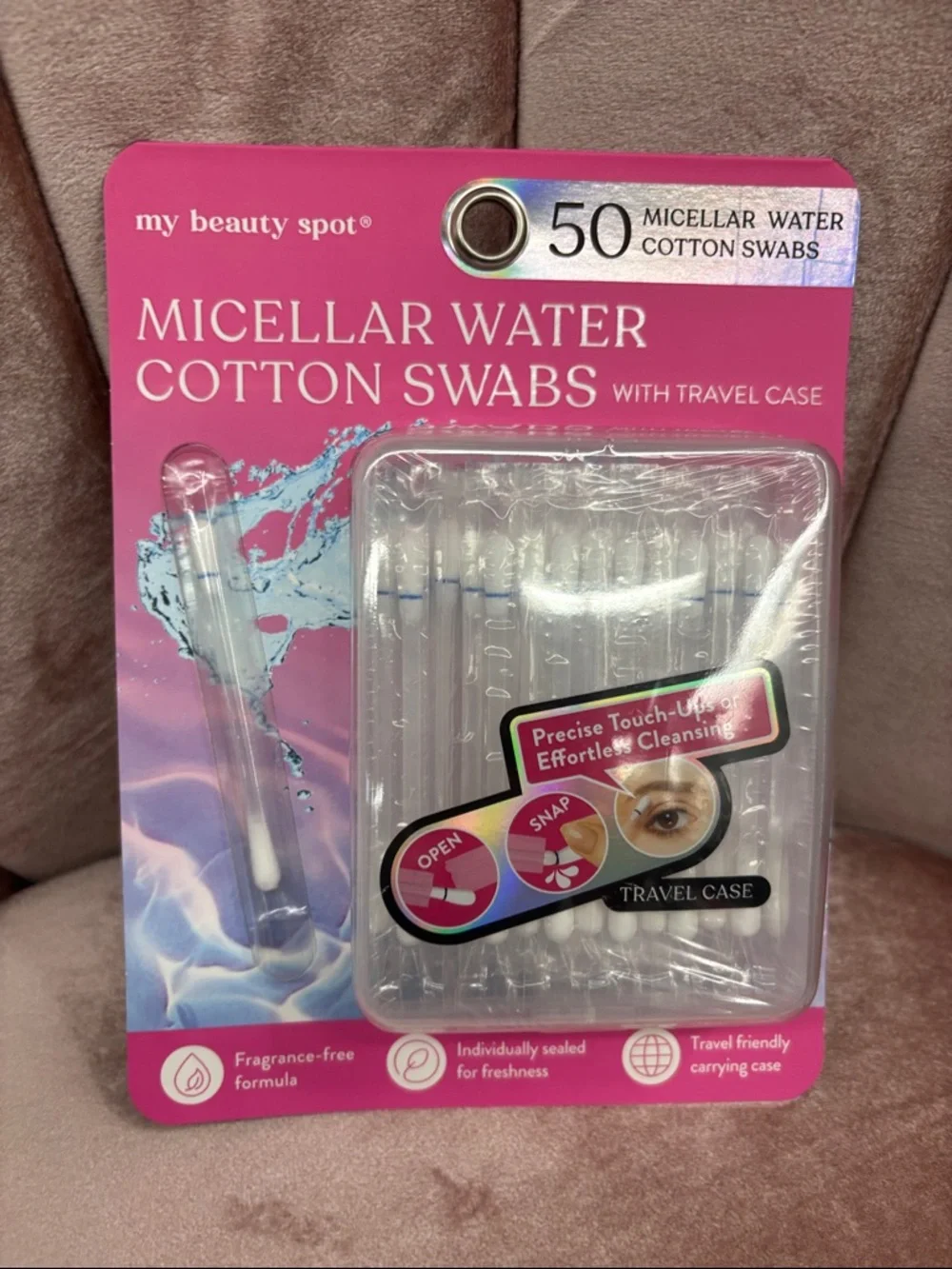 my beauty spot Micellar Water Cotton Swabs 50-Pack
